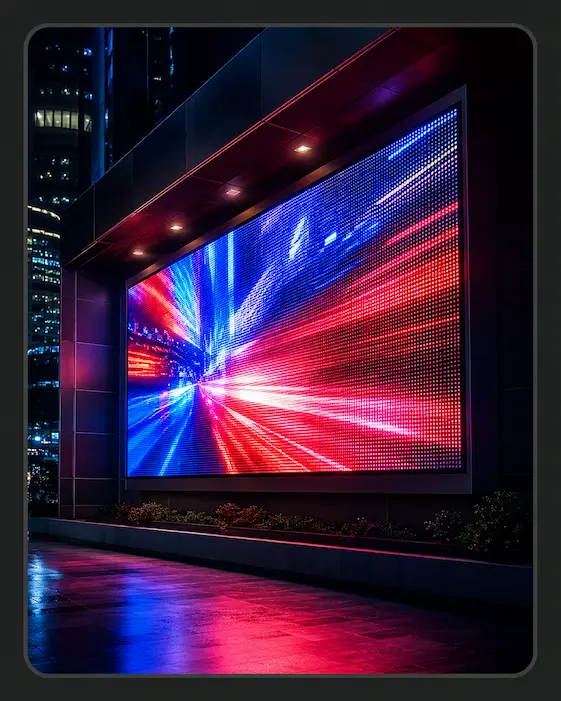 Stadium and event big-screen LED display